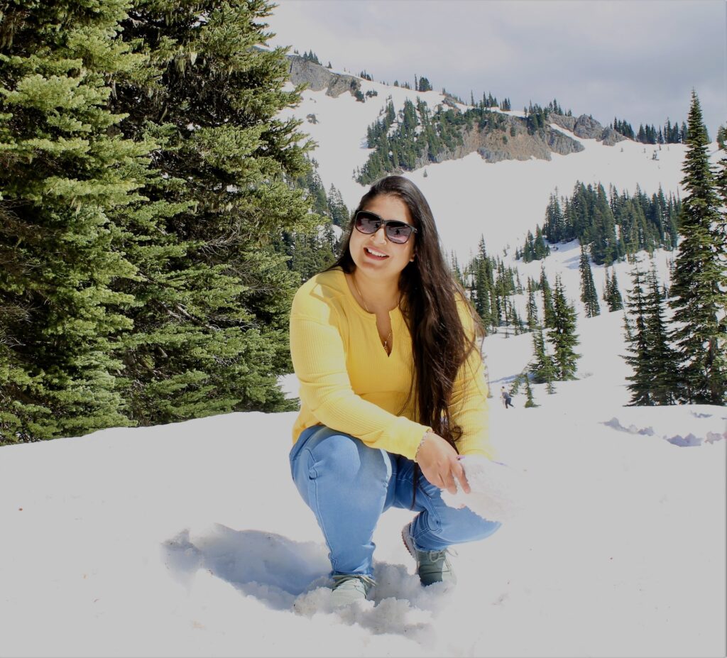 Purnima Sharma, creator of Fullmoon’s Kitchen sharing soya keema paratha recipe